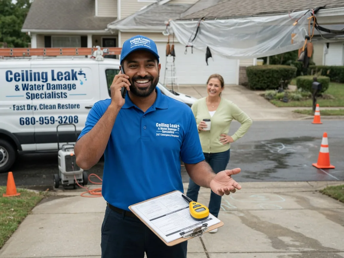 Ceiling Leak Cleanup Throckmorton, TX FAQs